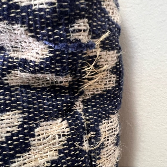 Iris & Ink Cow Leather Linen Animal Print Tote - Picture 6 of 16